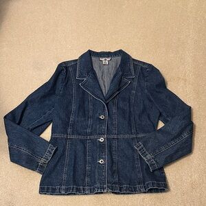 Vintage Caribbean Joe Women's Denim Jacket/Blazer size L